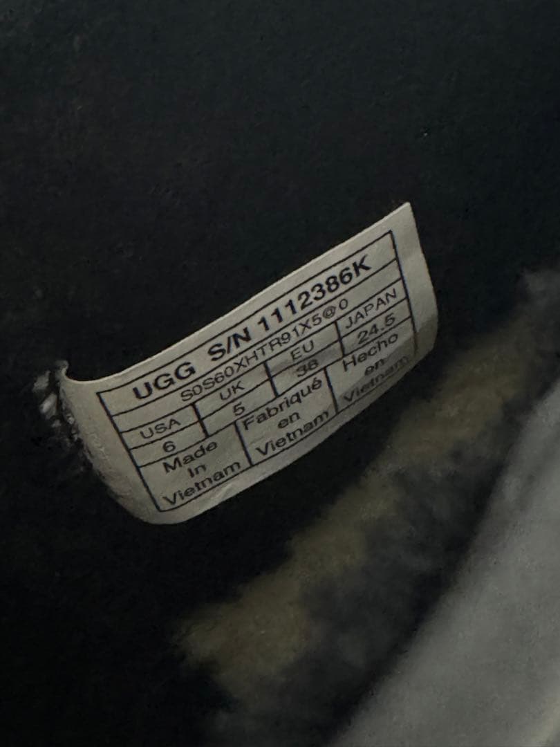 ugg ムートンレインブーツ クラシック クリアミニ ブラック