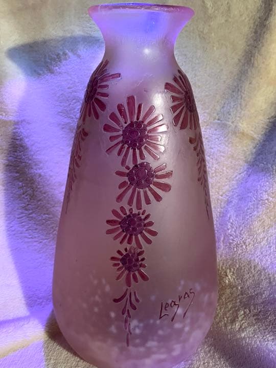 ルグラ Legras 花瓶 アンティークグラス