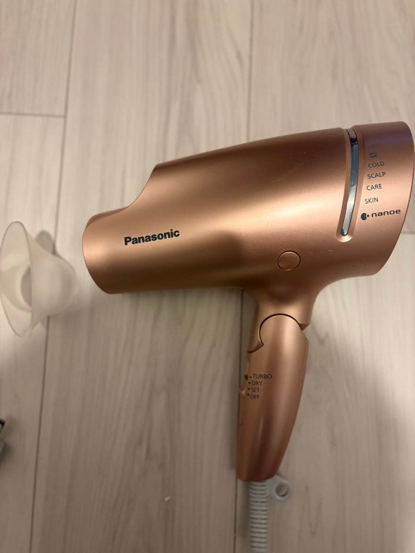 パナソニック ヘアドライヤー ナノケア　カッパーゴールド
