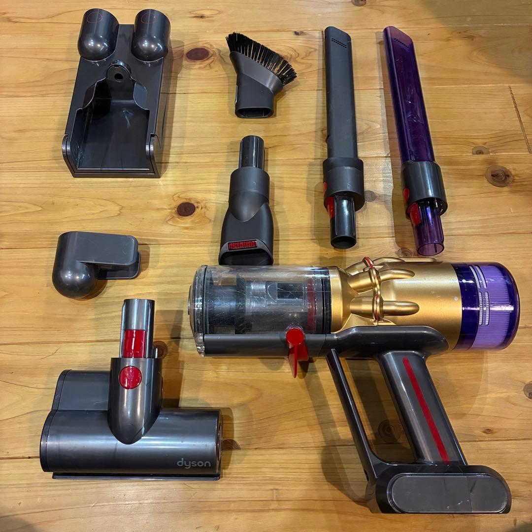 dyson SV21 本体、充電ポート、ノズル各種セット