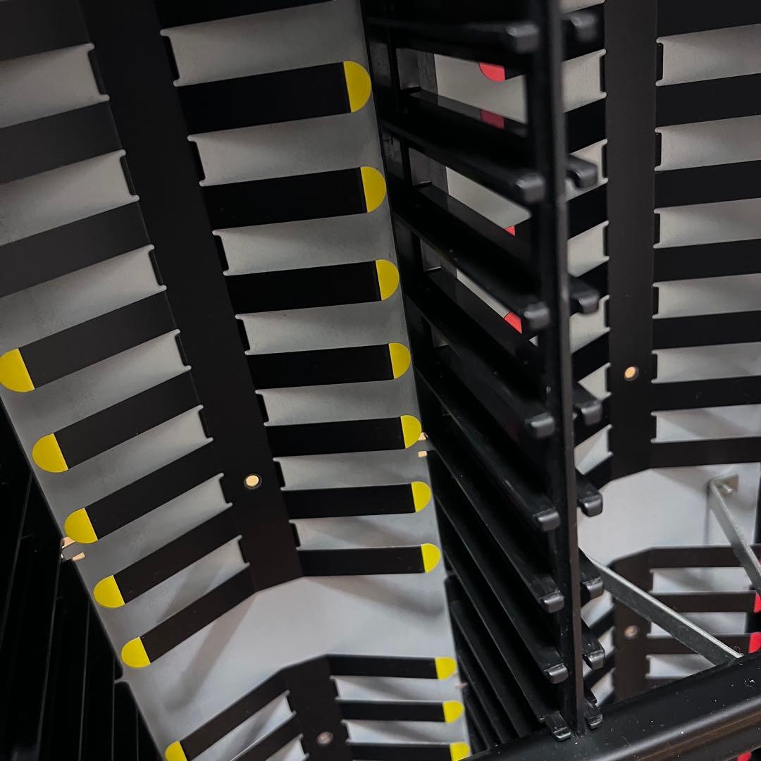 昭和レトロ カセットシティカセットテープ収納ラック