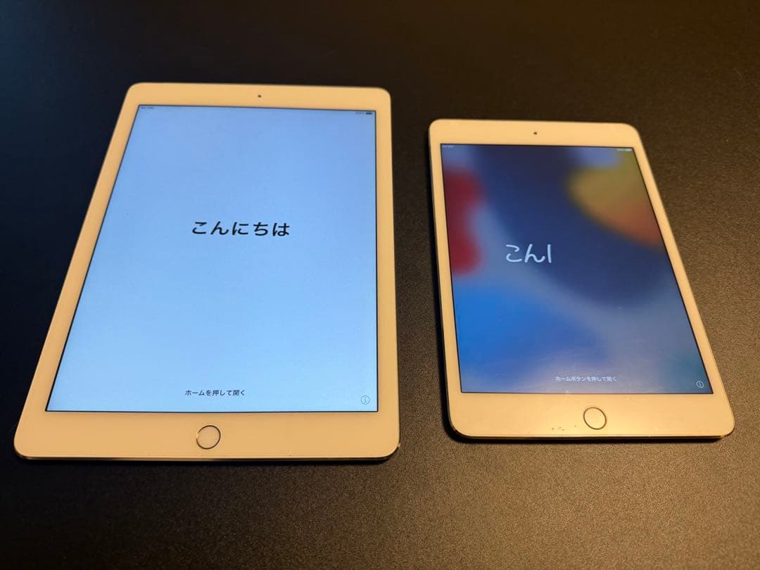 Apple iPad Air 2とiPad mini 4 A1567とA1550