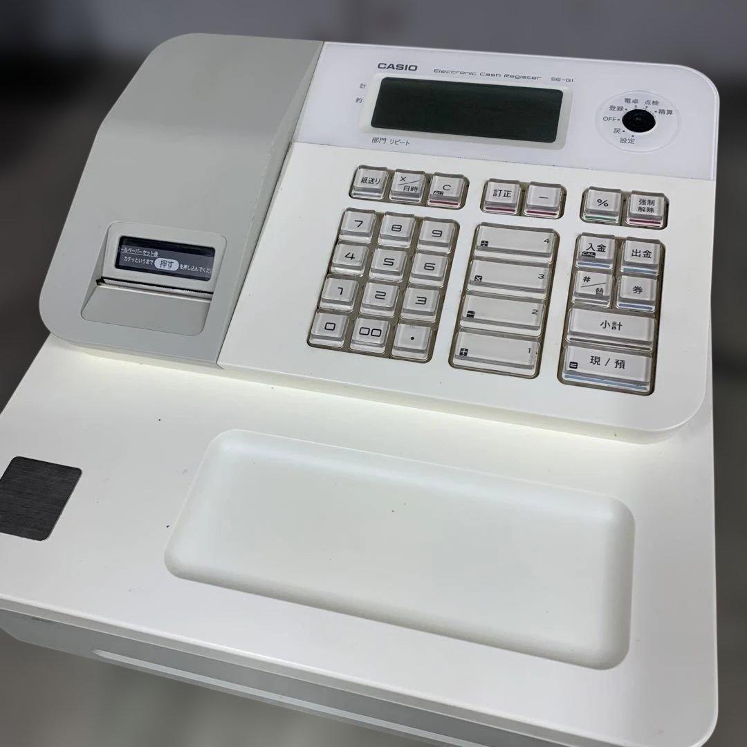 CASIO 電子レジスター　SE-G1 ドロアー鍵無し