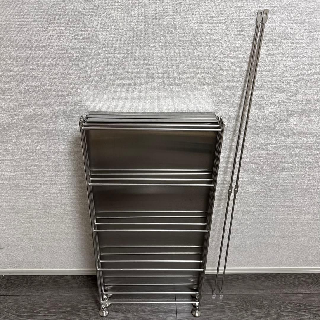 MUJI 無印良品 ステンレスユニットシェルフ ワイド 小 幅86cm