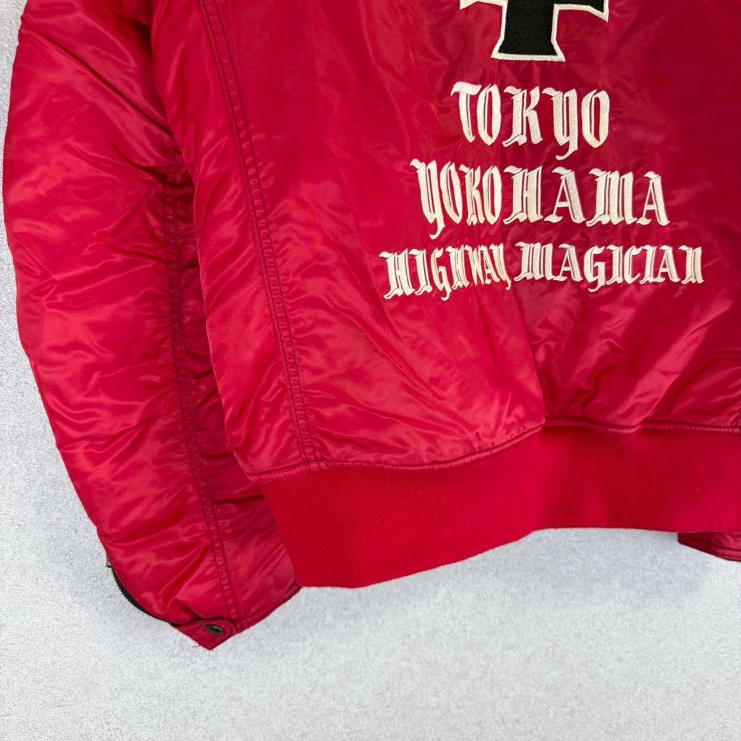 希少 YeLLOW CORN イエローコーン レッド ナイロン ジャケット