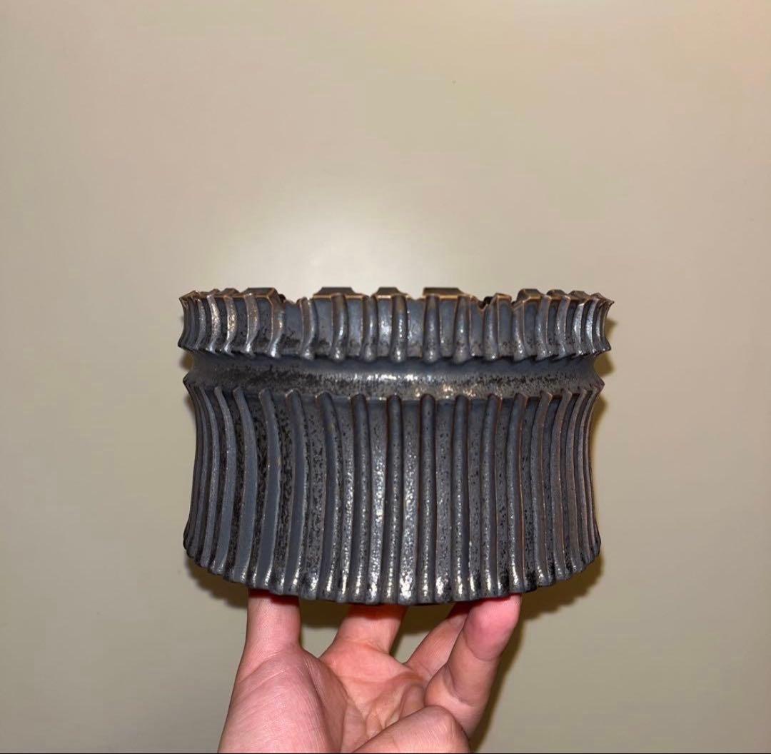 XL SIZE 植木鉢 作家鉢 グラキリス パキプス 恵比寿大黒 黒鬼城 魔界玉