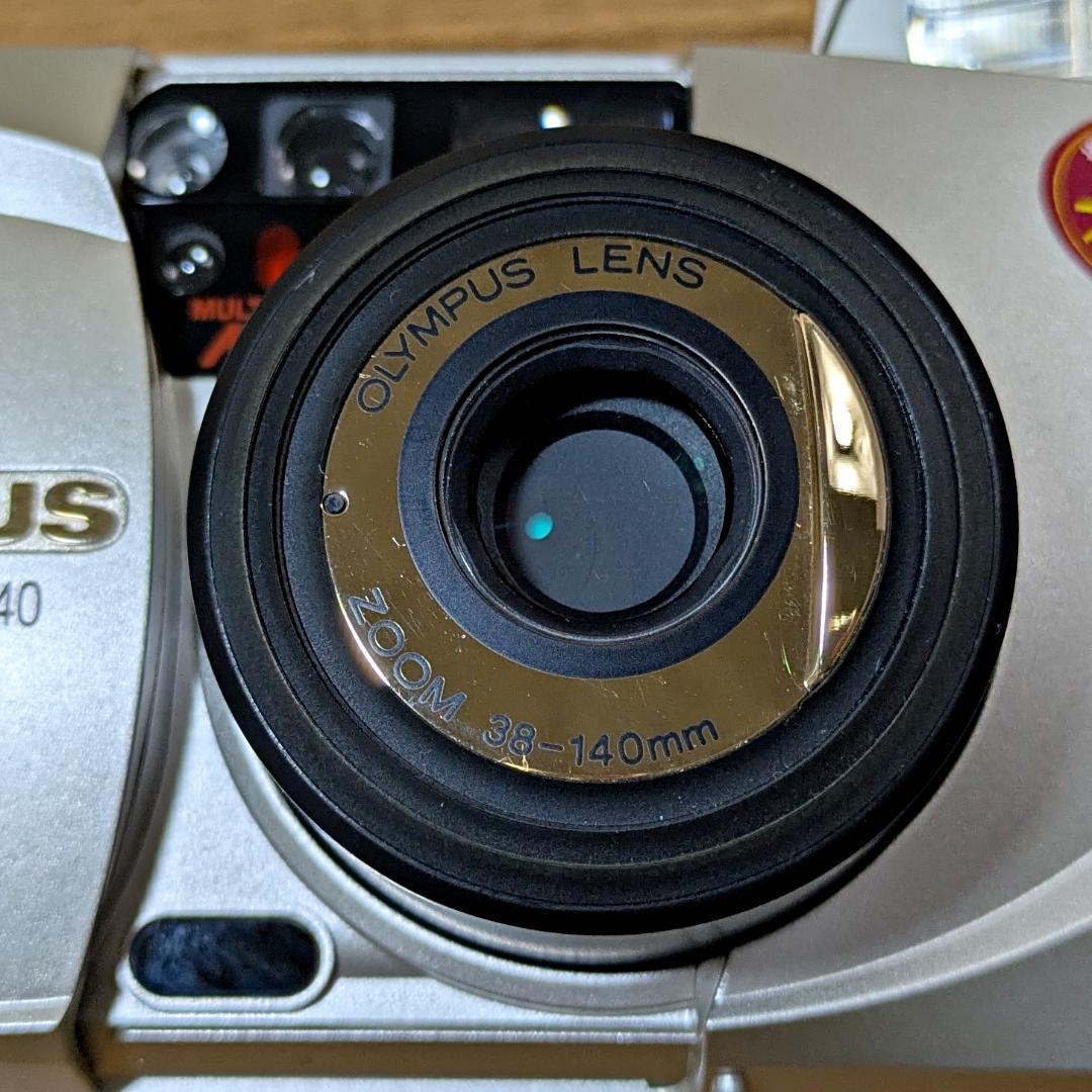 【完動美品】OLYMPUS μ ZOOM 140VF フィルムカメラ 動作確認済