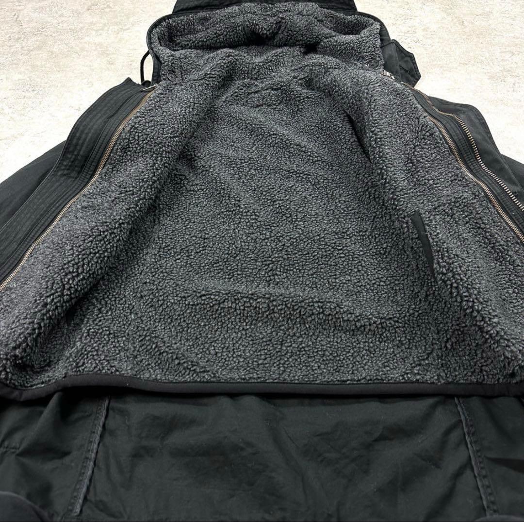 BURBERRY BLACK LABEL モッズコート M 3Way 黒