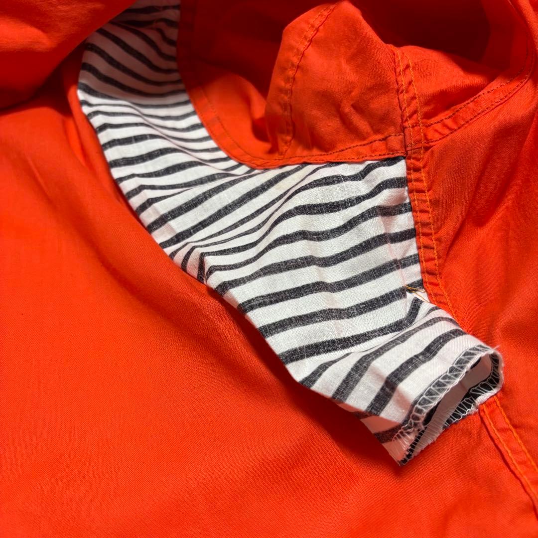 1950's 60's ビンテージ ボーリングシャツ M ボーダー 刺繍なし