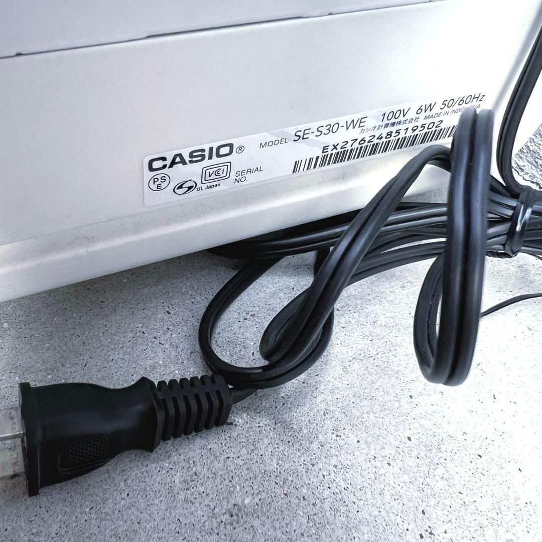 ☆良品！ CASIO レジスター 8部門 小型ドロア SE-S30-WE カシオ
