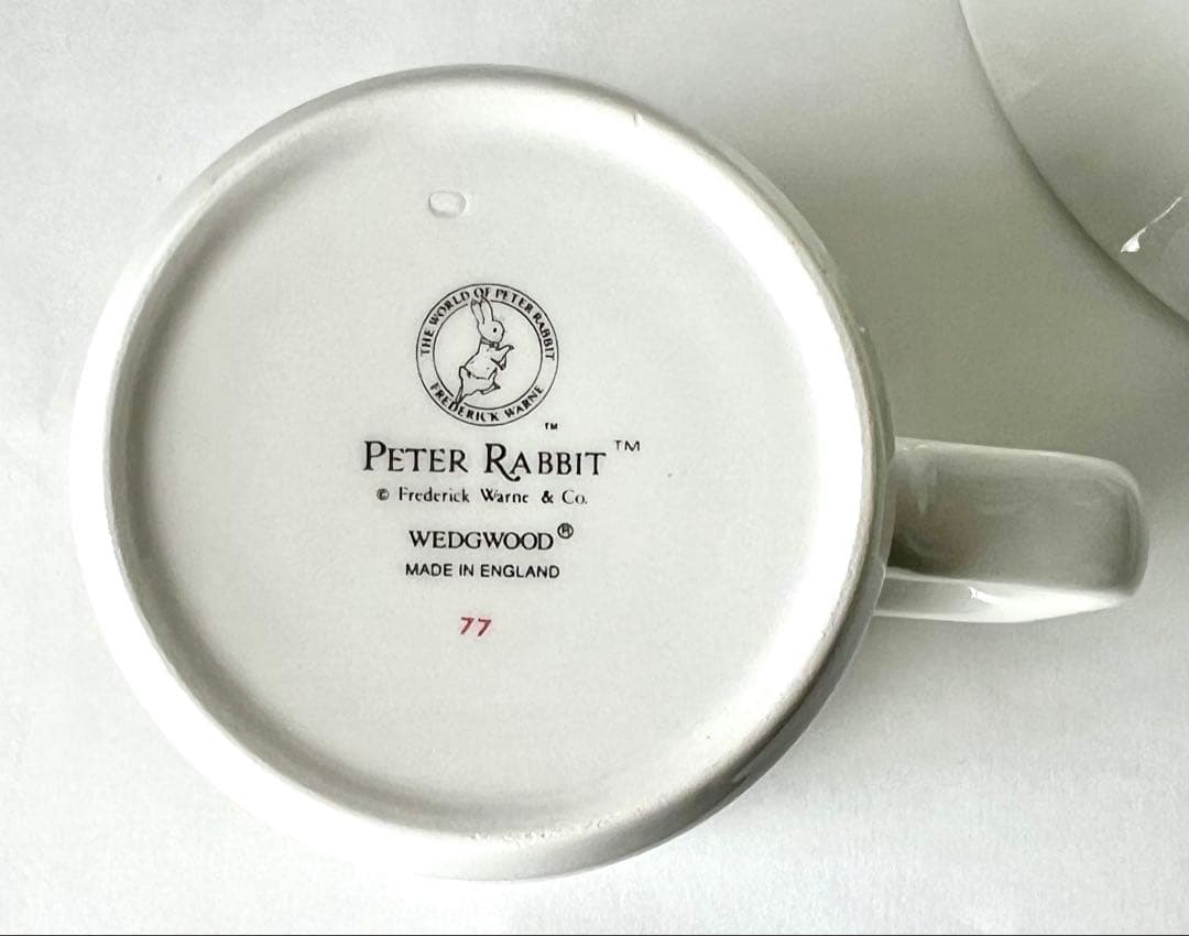【未使用】ピーターラビット　ウェッジウッド　生誕100周年セット　1993年