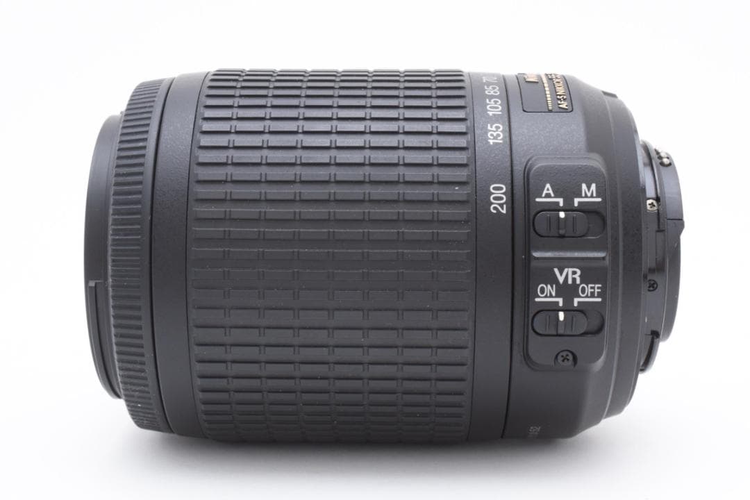極上美品Nikon 55-200mm VR ズームレンズ 手ブレ補正 動作OK