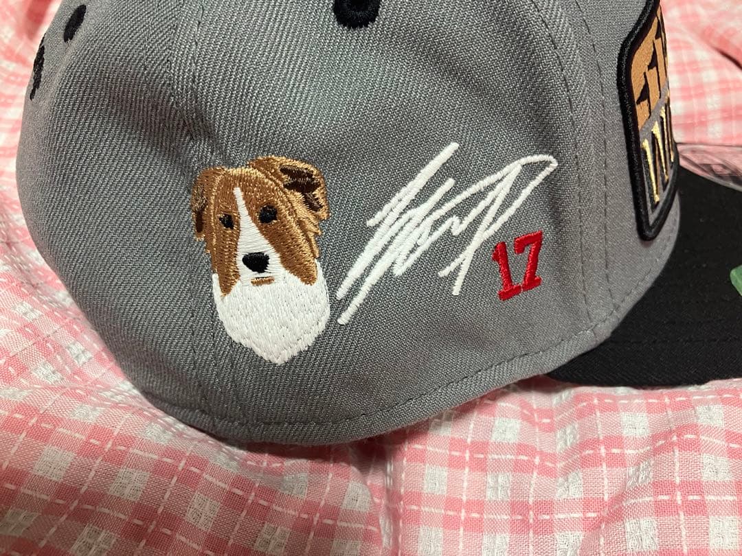 超レアアイテムデコピン&大谷サイン入りドジャースワールドシリーズキャップ2024