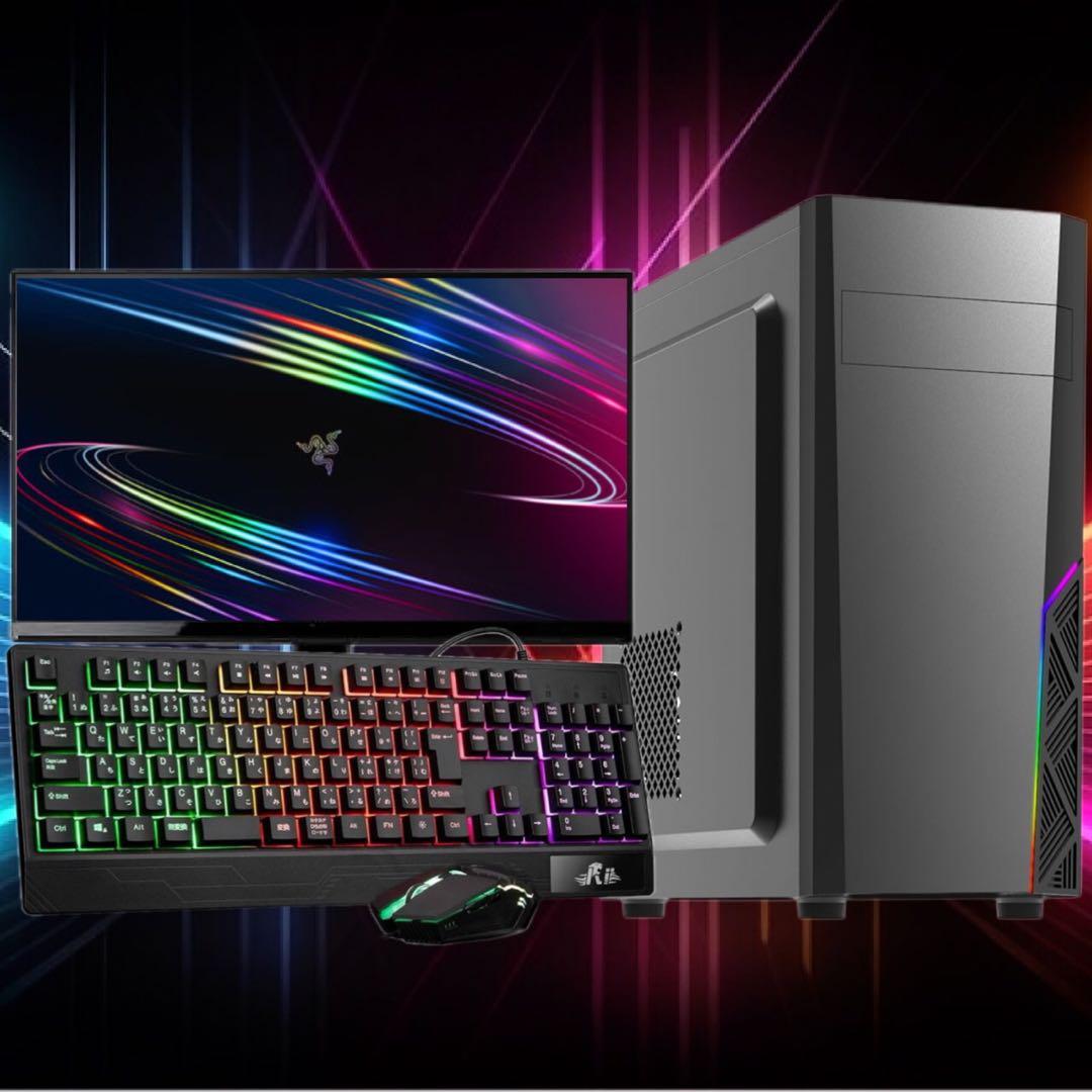【即納激安PCフルセット】BランクゲーミングPCフルセットPCデビューにも