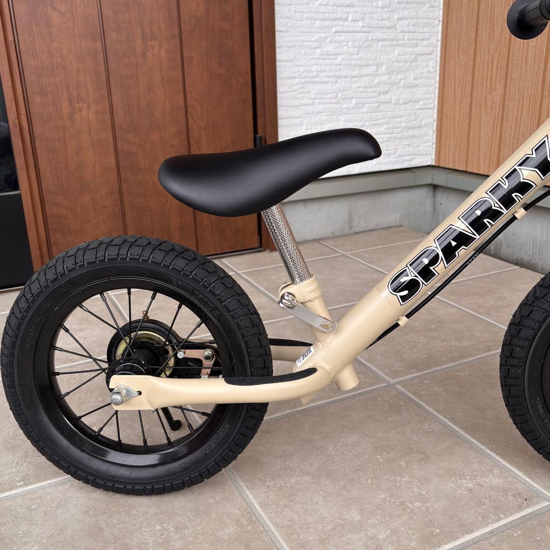 【美品】スパーキー SPARKY キッズバイク　サンドベージュ　ブレーキ付