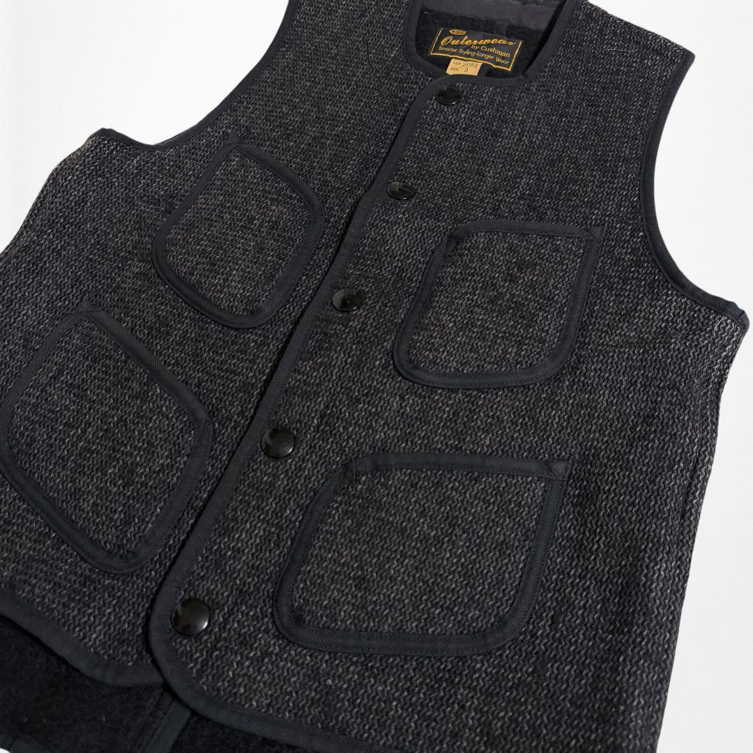 CUSHMAN ブラウンズビーチ ビーチクロス ベスト L