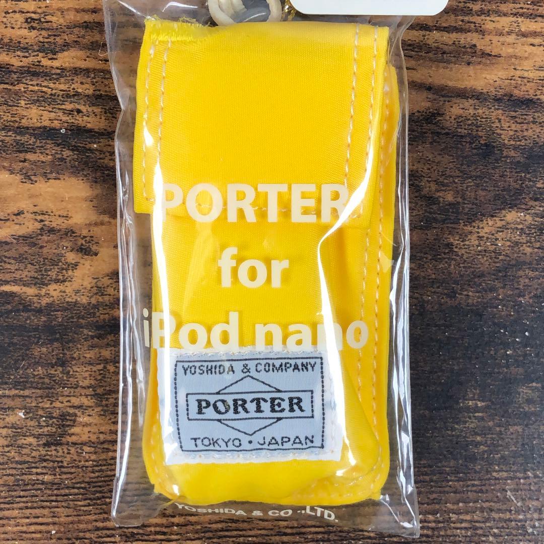 タグ付き PORTER for iPod NANO 黄色 イエロー