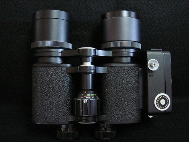 リコーテレカ240 オートハーフの双眼鏡カメラ ricoh teleca 240