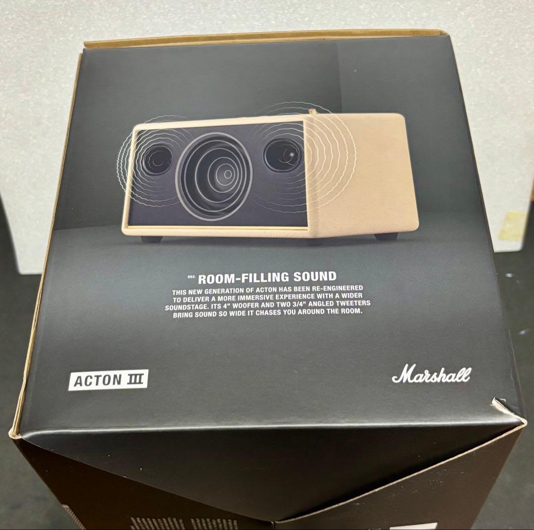 MarshallワイヤレススピーカーActon III クリーム