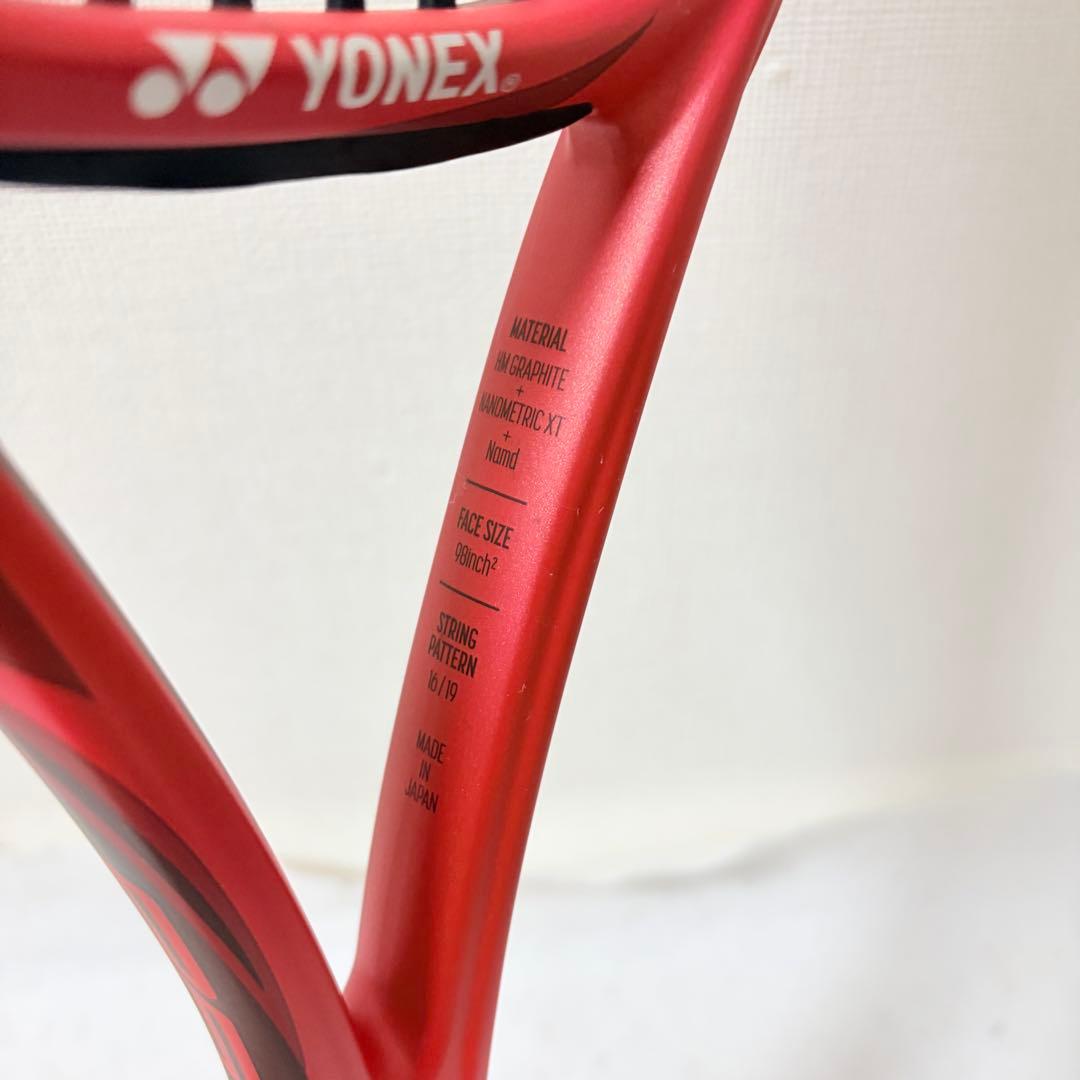 極美品 YONEX VCORE 98 ブイコア テニスラケット G2