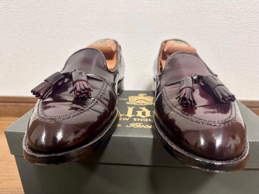 【希少】オールデン　コードバン　タッセルローファー　バーガンディ　563 US8