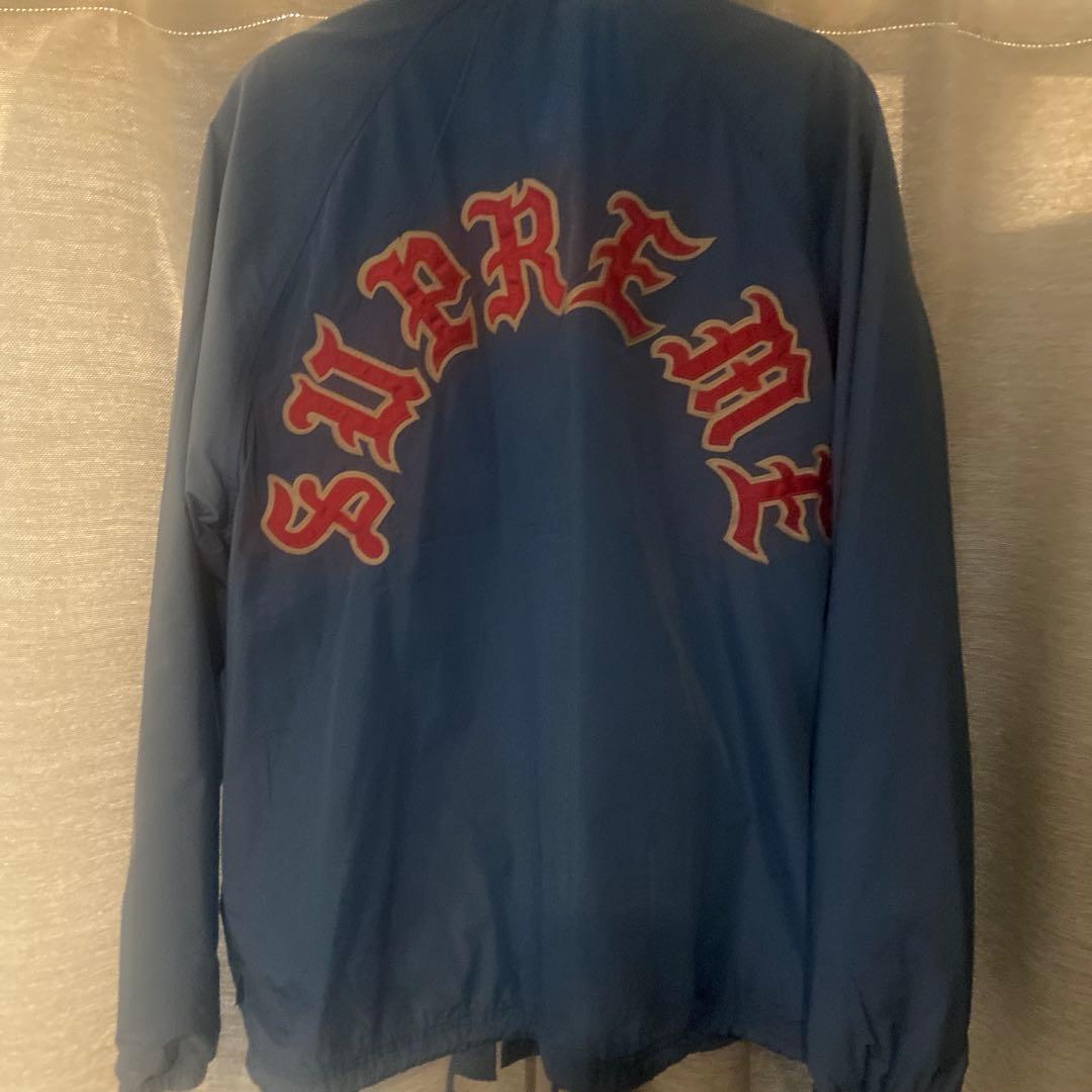 新品supreme/Old English Arc Coaches Jacket