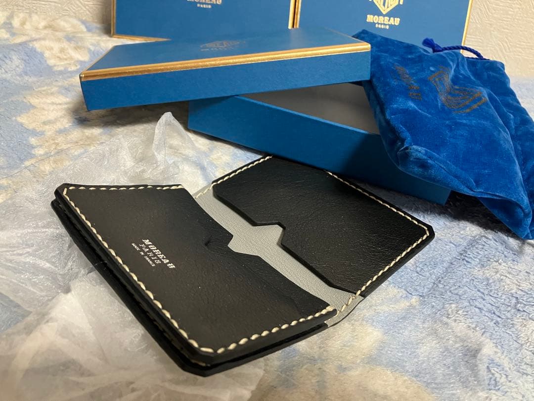 MOREAU ストライプパターン 名刺入れ