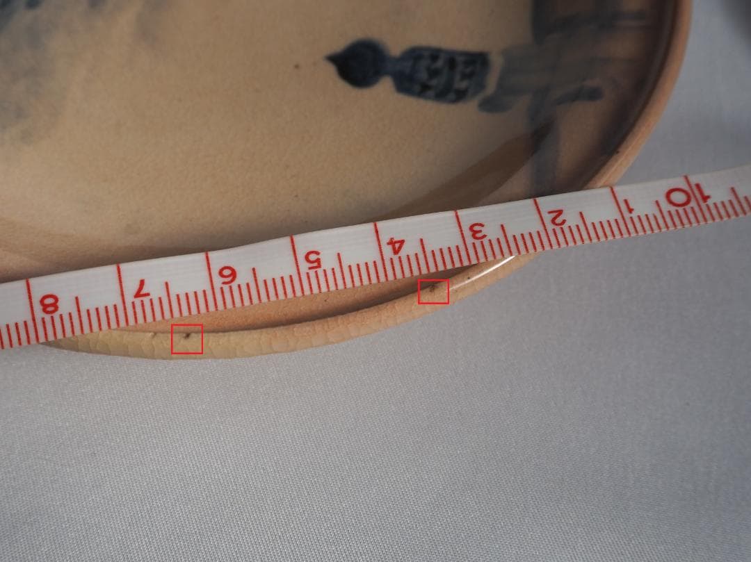 初代大丸北峰造『京名所図銘々皿』（共箱）