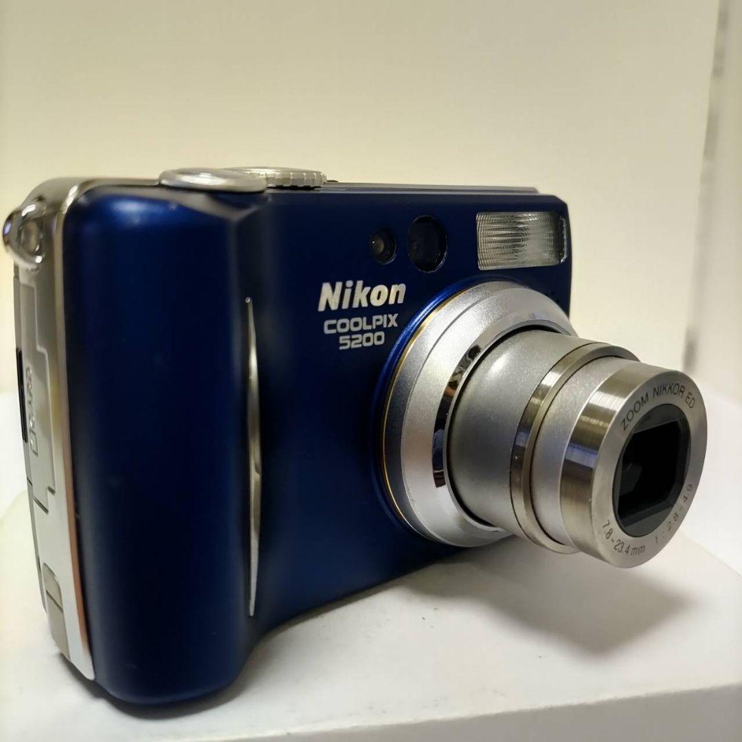 動作確認済み ニコン COOLPIX 5200 オールドコンデジ デジカメ