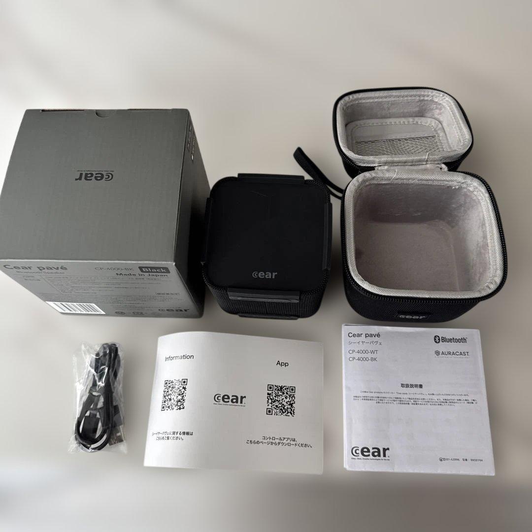 Cear pavé CP-4000-BK Bluetoothスピーカー