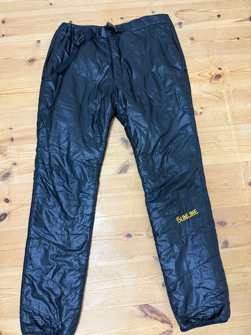 SUNLINE ブラック フィッシングスーツ 上下セット