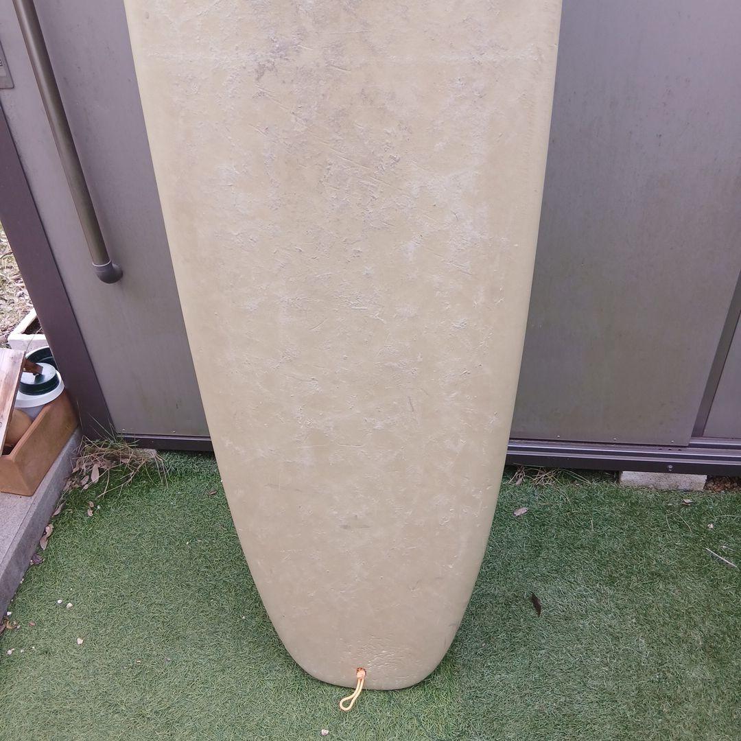 ロングボードミックファニングMiCソフトボード８f　FCSⅡソフトフィン３本付き