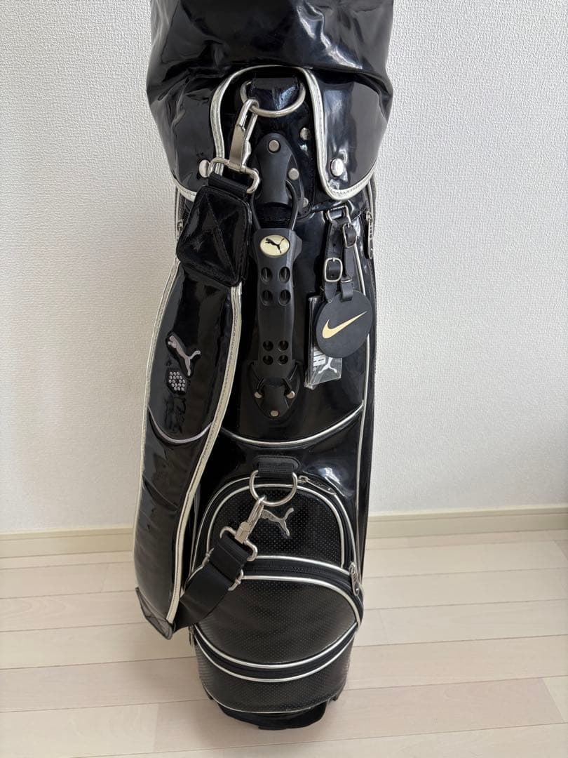 【状態良好】PUMA ゴルフバッグ ブラック　キャディバッグ