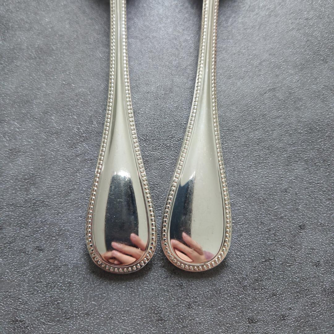 極希少 クリストフル パール ソーススプーン 2点