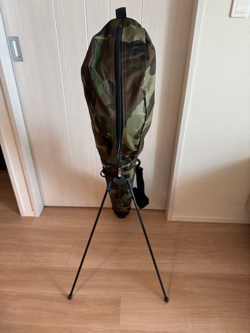 美品　パーリーゲイツ　スマイルセルフスタンドバッグ　カモフラ　ゴルフバッグ