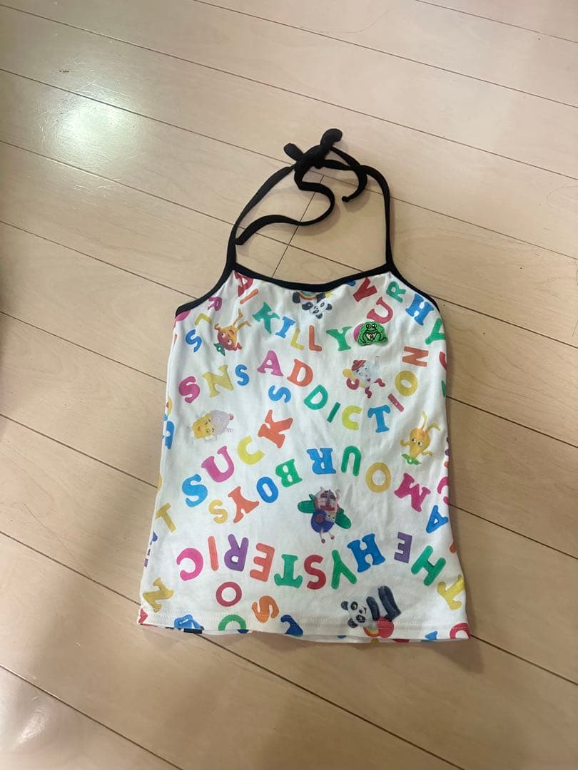 SNS ADDICTION柄 ホルターネック ヒステリックグラマー