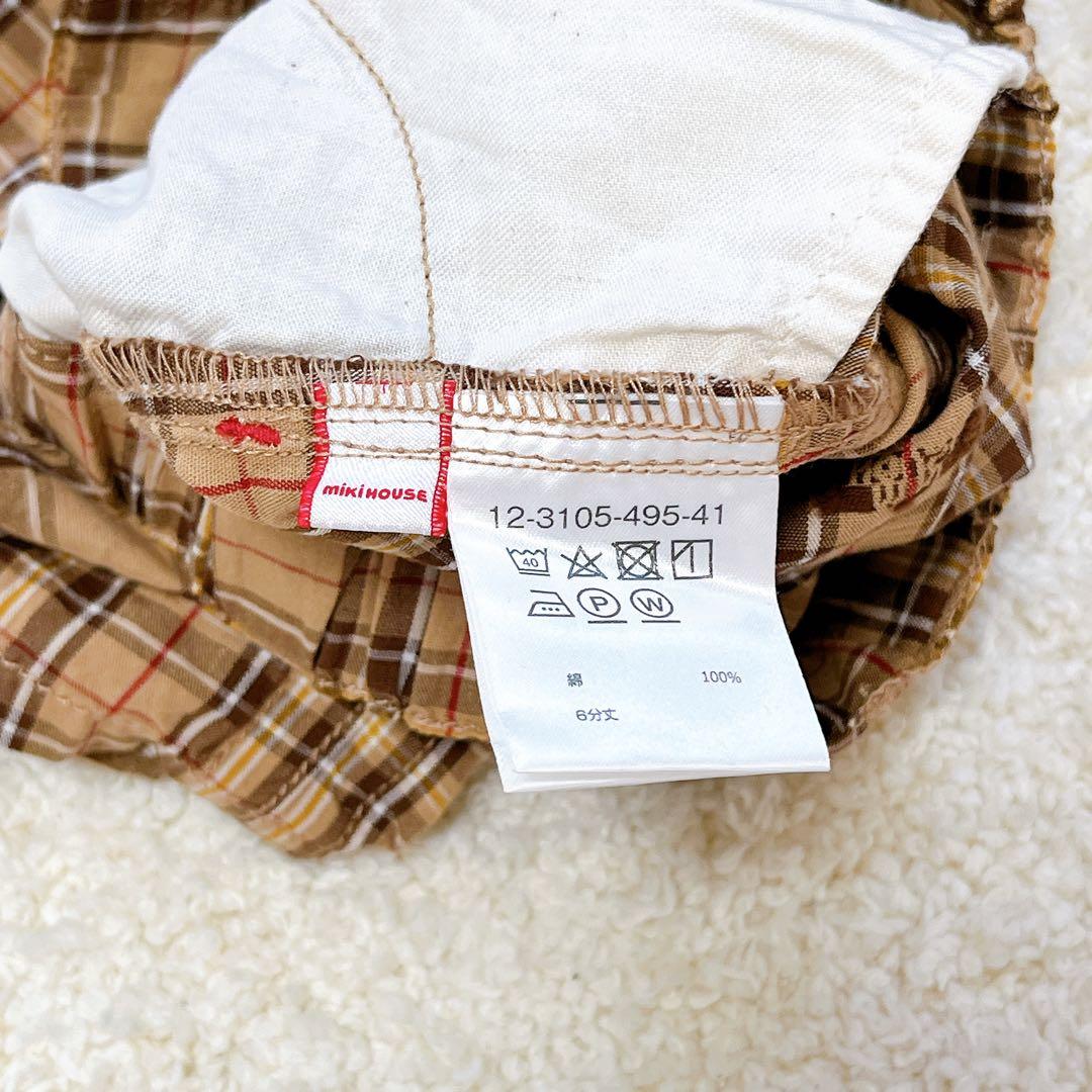 mikiHOUSE ミキハウス 半袖Tシャツ ６分丈パンツ 90 日本製