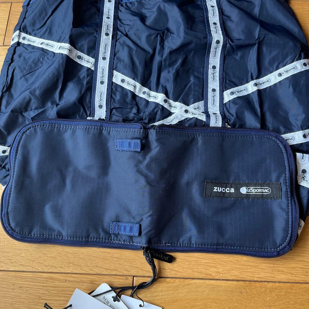 zucca LESPORTSAC ネイビーエコバッグ　未使用