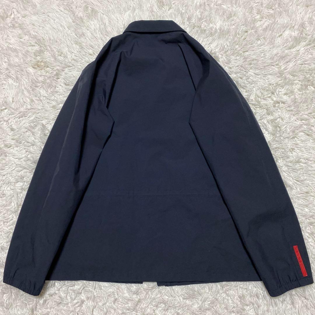 プラダ　PRADA ナイロンジャケット　ネイビー　ゴアテックスXXL 52