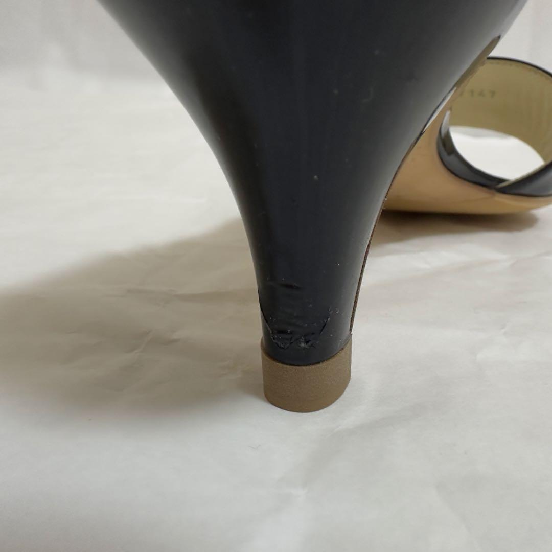 CHANEL シャネル ミュール サンダル 37ハーフ ココマーク