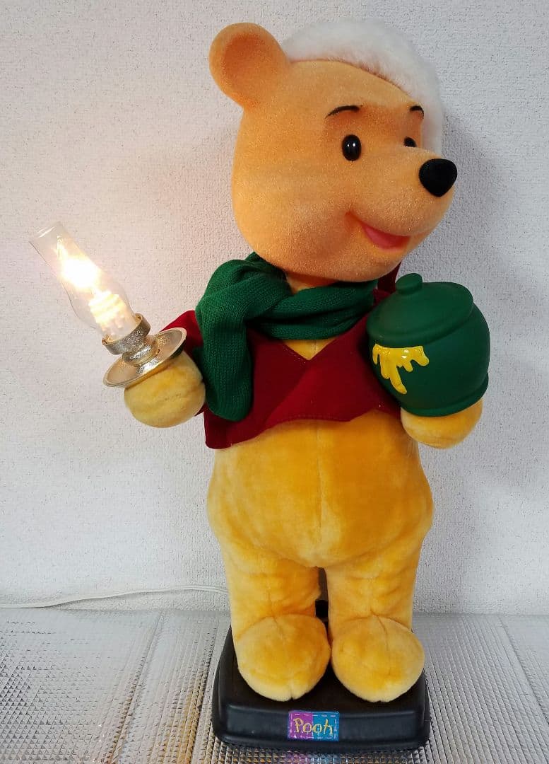 プーさん クリスマス ぬいぐるみ 約60cm