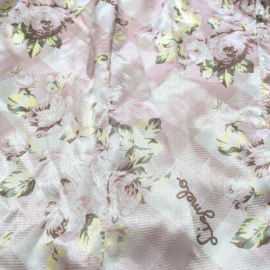 リズメロ ピーコート ダブルブレスト リボン フリル アイボリー マイメロコラボ