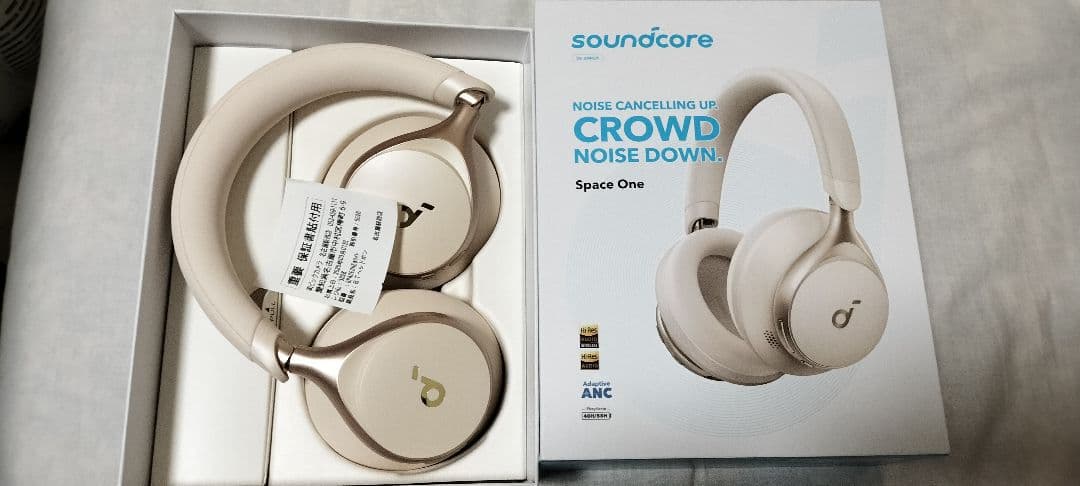 美品Anker Space One ワイヤレスヘッドホン