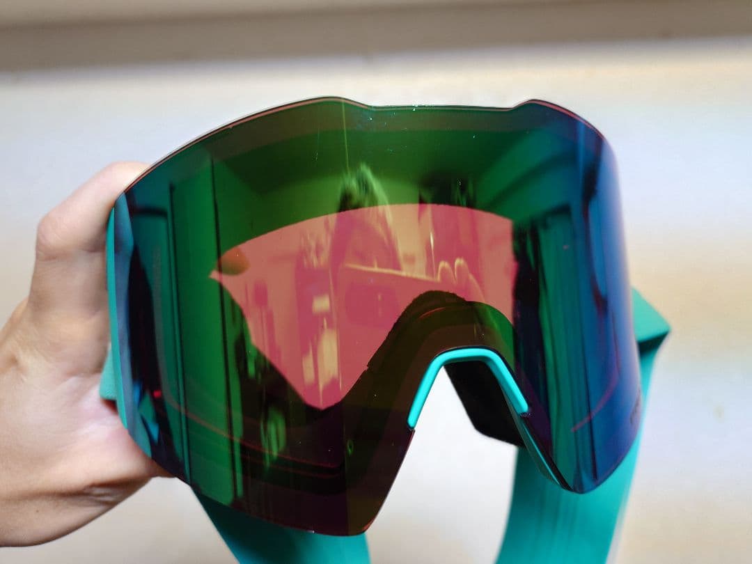 スキー・スノーボード用ゴーグル グリーン