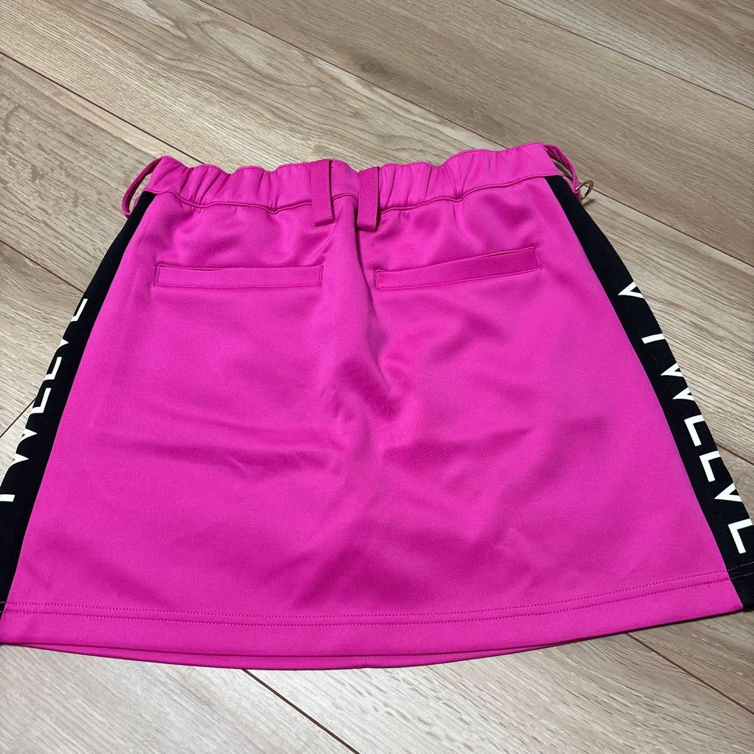 V12 レディース ゴルフスカート ピンク