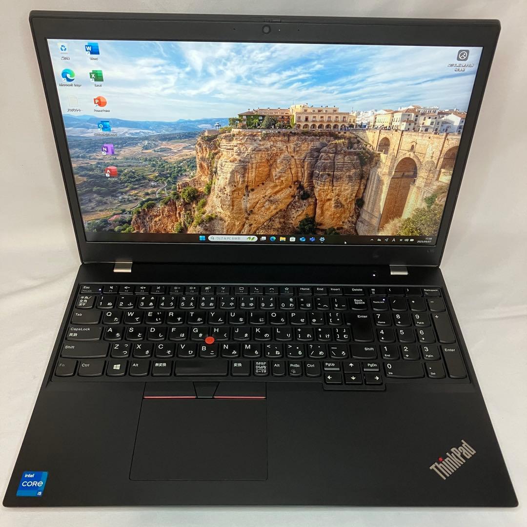 美品 ThinkPad L15 Gen2 第11世代 i5 16GB 15.6型
