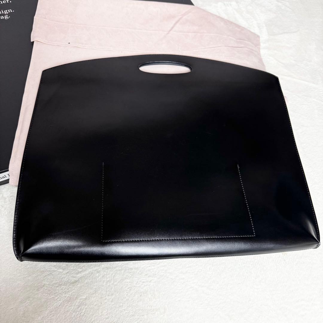 PELULU.TOKYO 16インチPC対応 本革ミニマルバッグ　箱　専用袋付