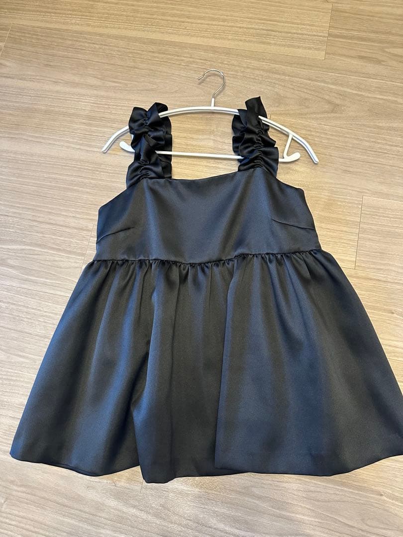 UNITED ARROWSギャザー サテン キャミソール