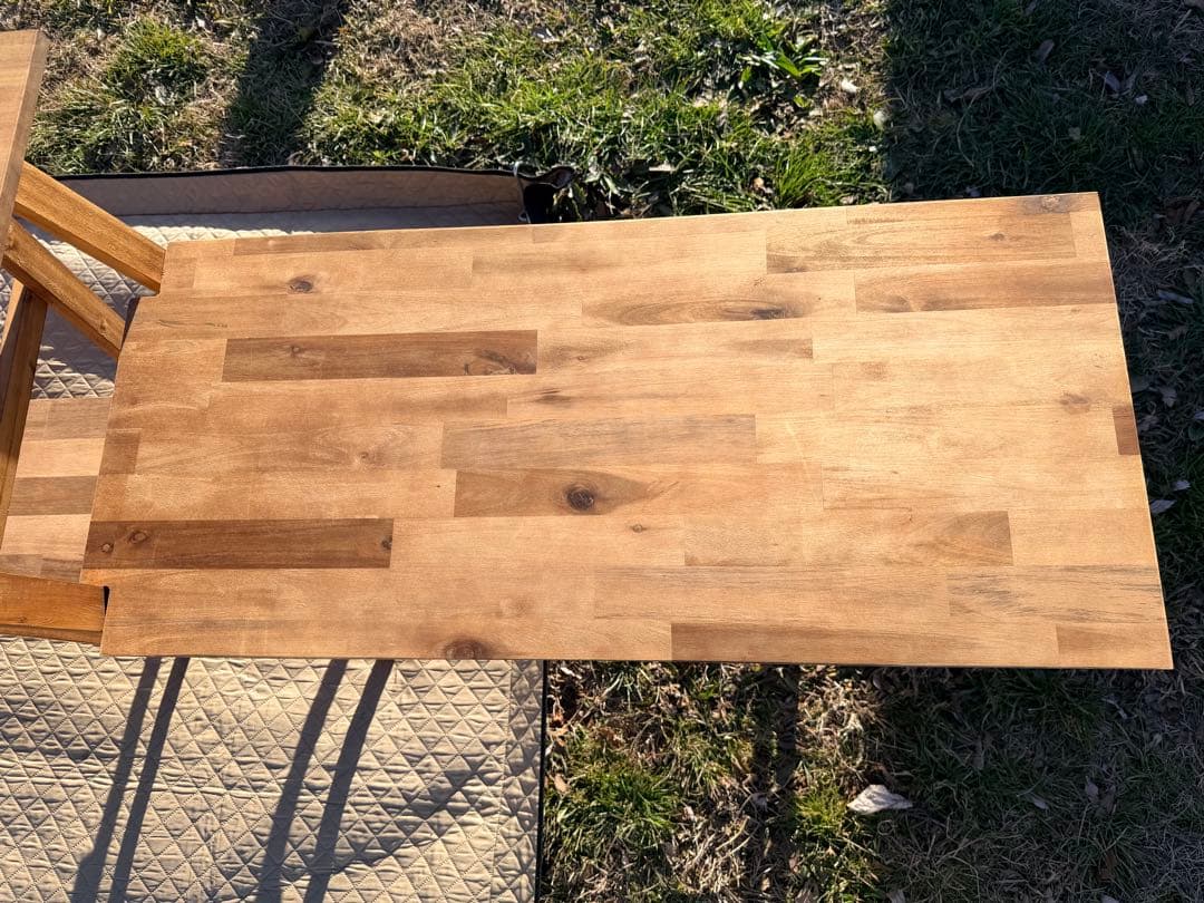 ベルVISION PEAKS アカシアキッチンラック、オプションテーブル×