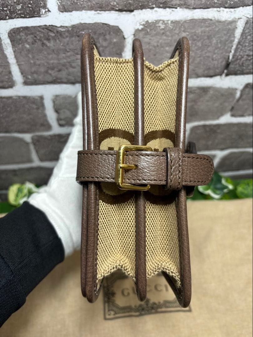 ⭐️美品⭐️ GUCCI ジャンボGGキャンバスミニショルダーバッグ